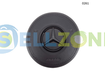 Δερμάτινο κάλυμμα για τον αερόσακο στο τιμόνι Mercedes C CLA CLS E G GLC GLS GLE – 0261